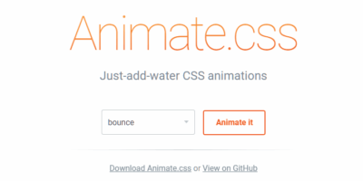 Animate.cssでhover,click,scrollなどイベントでアニメーション処理する応用テクニック